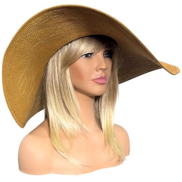 Extra Large Brim Beach Sun Hat "Do Not Disturb" - Picture 11 of 11